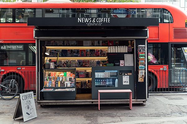 News&Coffee Kiosk Outside Holborn Station, London, WC2B 6LH
